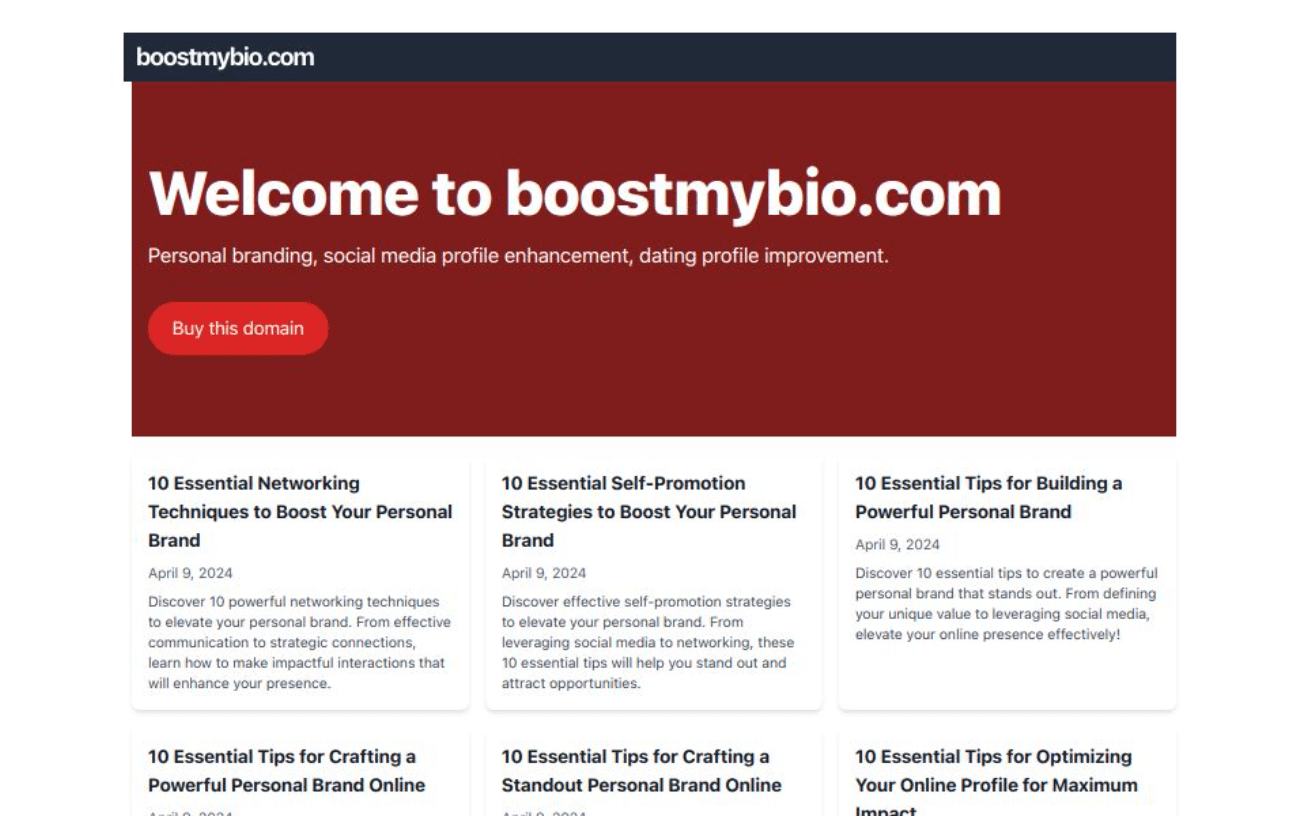 boostmybio.com